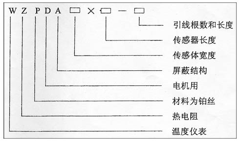 电机埋入置式热电阻